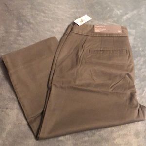 Talbots sage pedal pushers 0p slim leg NWT